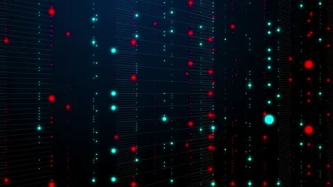 Cyberspace Nodes Animation 2 Stock Footage 150190527