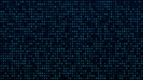 Cyberspace Particles Digital Data Network Video Animated Background Stock Footage 345292974
