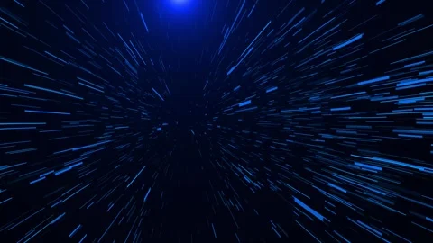 Cyberspace Tunnel lines Data flow Optical fiber Digital Technology Stream Fast Stock Footage 293359475