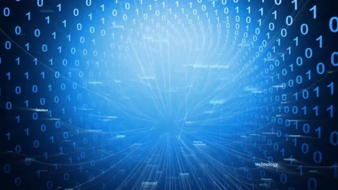 Cyberspace word cloud animation background Stock Footage 228072354