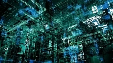 CyberSpace2 Stock Footage 953786