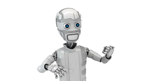 Cyborg and butterfly Stock Footage 1034943