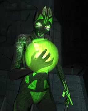 Cyborg assassins Stock-Illustration