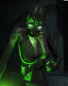 Cyborg assassins Stock Illustration