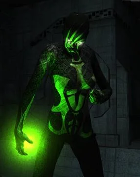 Cyborg assassins 스톡 일러스트