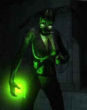 Cyborg assassins Stock-Illustration