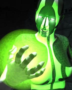 Cyborg assassins Stock-Illustration