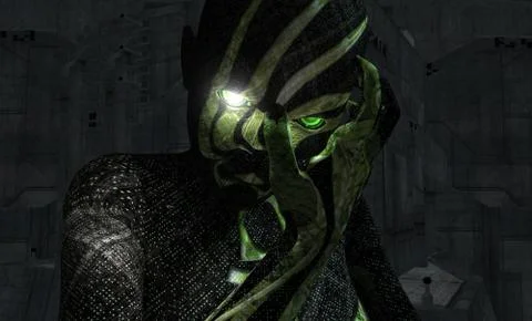 Cyborg assassins Stock Illustration