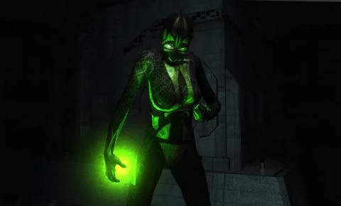 Cyborg assassins Stock Illustration