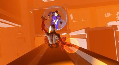 Cyborg being Stock Illustration