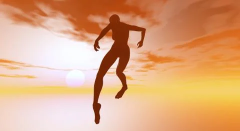 Cyborg being Stock Illustration