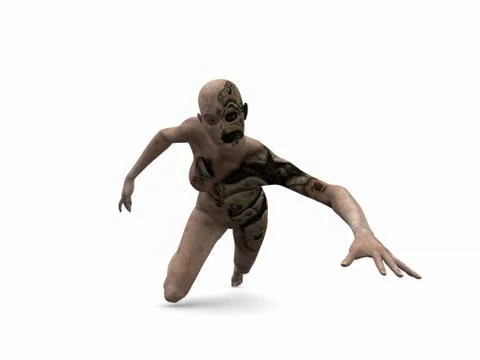 Cyborg Female 스톡 일러스트