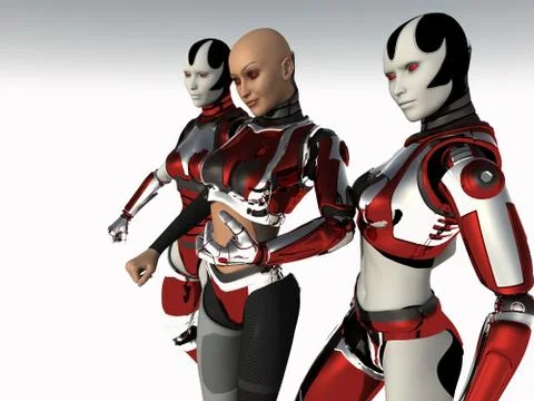 Cyborg Stock-Illustration