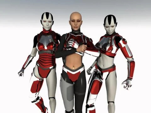 Cyborg Stock-Illustration