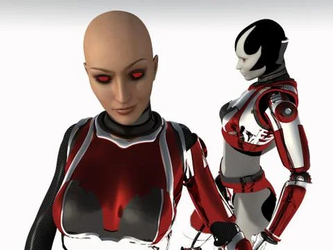 Cyborg Illustrazione stock