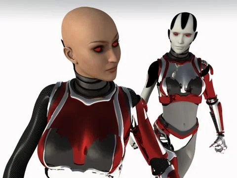 Cyborg Illustrazione stock