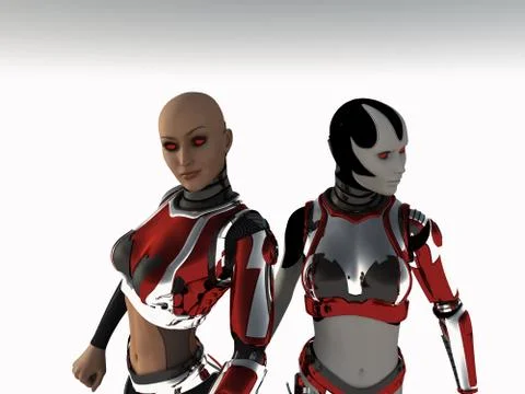 Cyborg Stock-Illustration