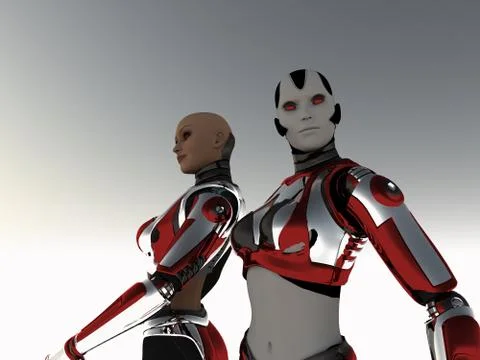 Cyborg Stock-Illustration