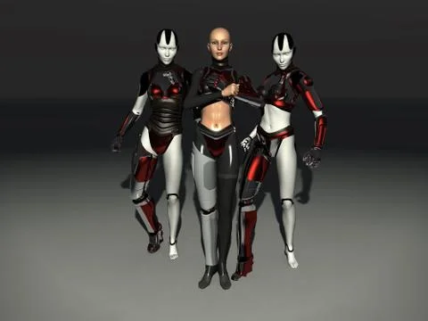 Cyborg Stock-Illustration