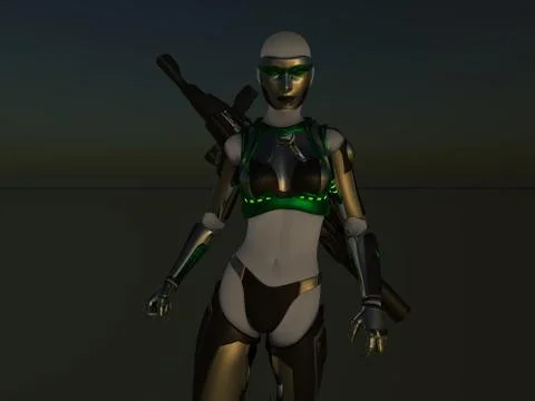 Cyborg Stock-Illustration