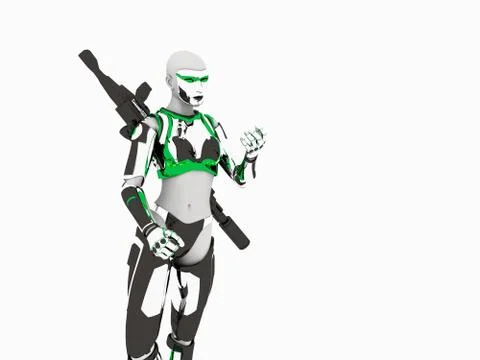 Cyborg Illustrazione stock