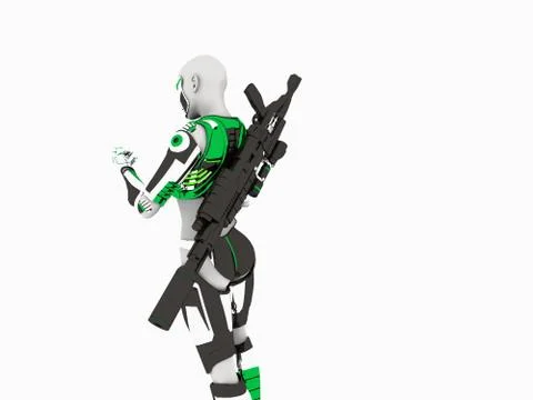 Cyborg Stock-Illustration