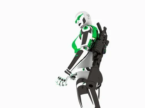 Cyborg Stock-Illustration