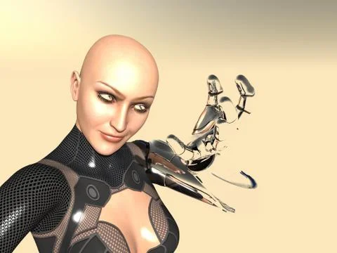 Cyborg Stock-Illustration