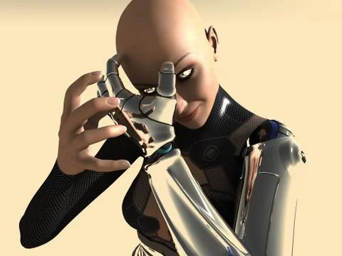 Cyborg Stock-Illustration