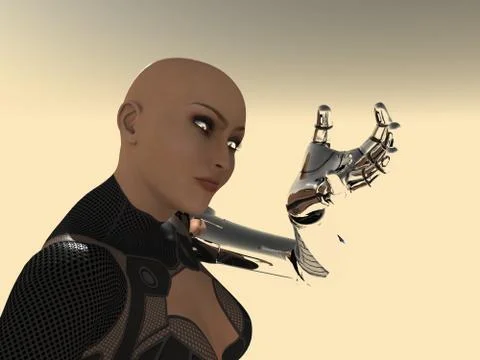 Cyborg Stock-Illustration