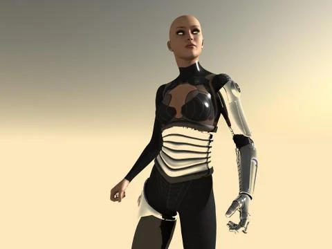 Cyborg Stock-Illustration