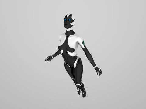 Cyborg Stock-Illustration