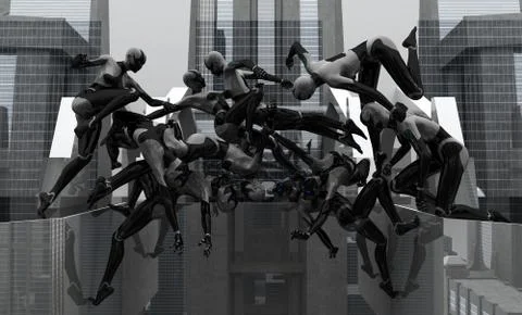 Cyborg Stock-Illustration