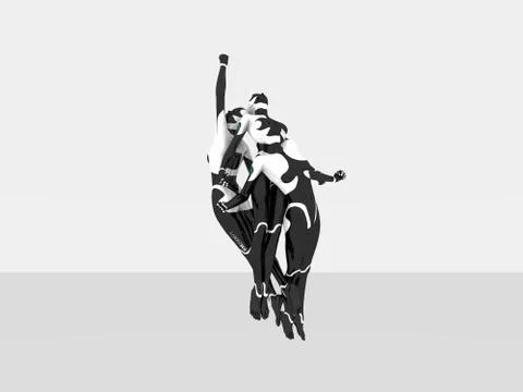 Cyborg Illustrazione stock