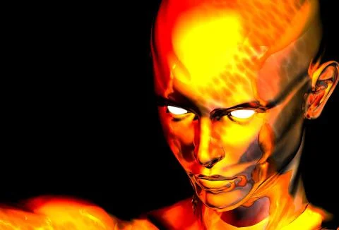 Cyborg Illustrazione stock