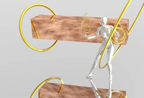 Cyborg Stock-Illustration