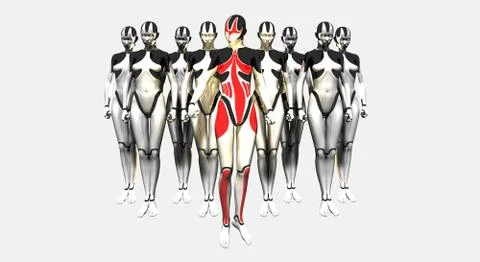 Cyborg Stock-Illustration