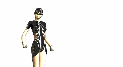 Cyborg Stock-Illustration