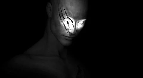 Cyborg Stock Illustration