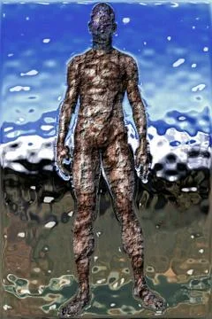 Cyborg Stock Illustration