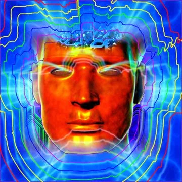Cyborg Stock Illustration