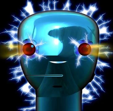 Cyborg Stock Illustration