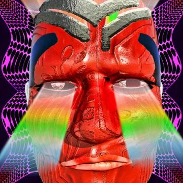 Cyborg Stock Illustration