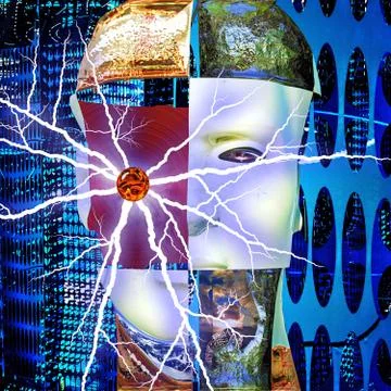 Cyborg Stock Illustration