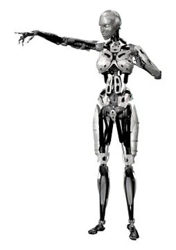 Cyborg Stock Illustration