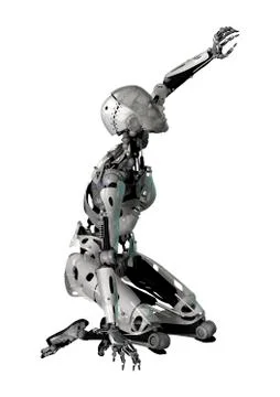 Cyborg Stock Illustration