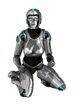 Cyborg Stock Illustration
