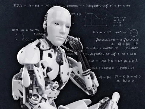 Cyborg Stock Illustration