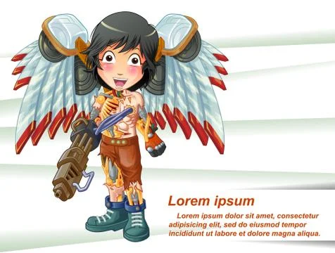 Cyborg. Stock Illustration