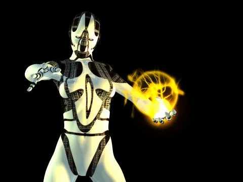 Cyborg renegades 스톡 일러스트